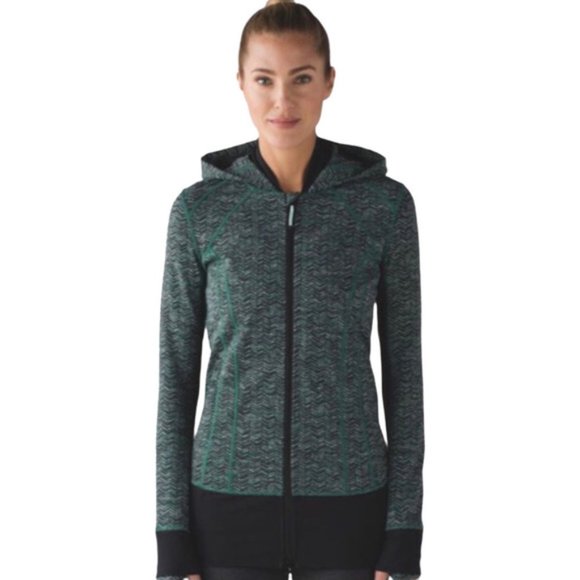 LULULEMON Daily Practice Jacket Spacebone Size 4 - Picture 2 of 13